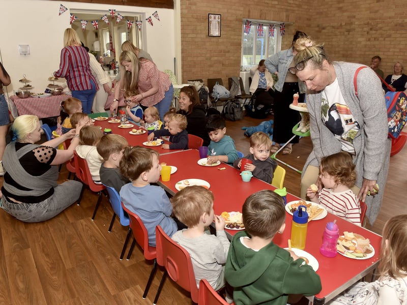 Connors Toy Library held a VE Day celebration at Anchorage Lodge in Anchorage Park, Portsmouth.

Picture: Sarah Standing (080525-2979)