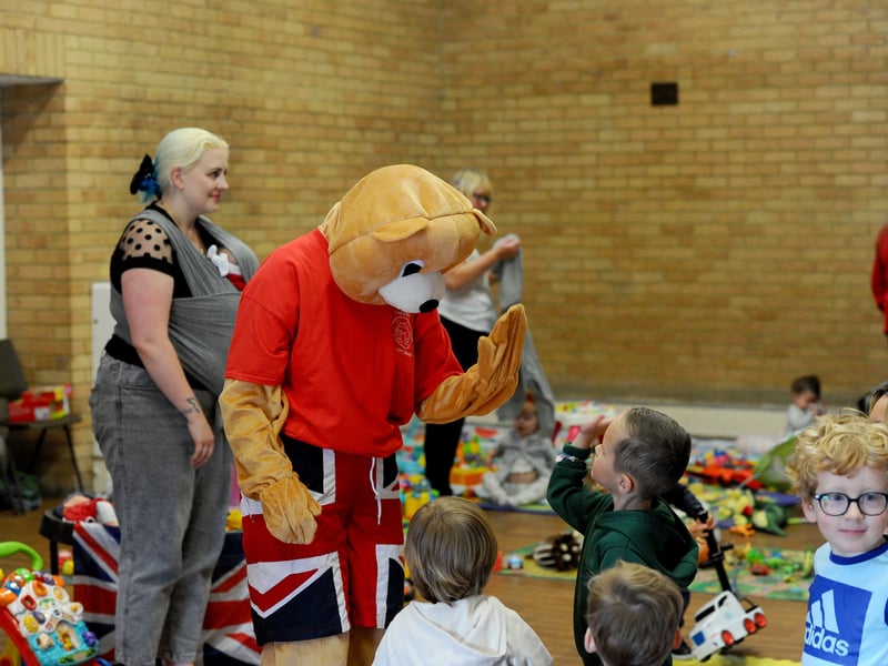 Connors Toy Library held a VE Day celebration at Anchorage Lodge in Anchorage Park, Portsmouth. 


Picture: Sarah Standing (080525-6212)