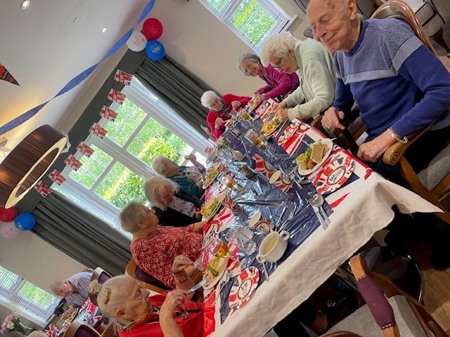 Staff and residents at Barchester’s The Fernes care home, in Fareham have been celebrating the 80th VE Day celebrations.