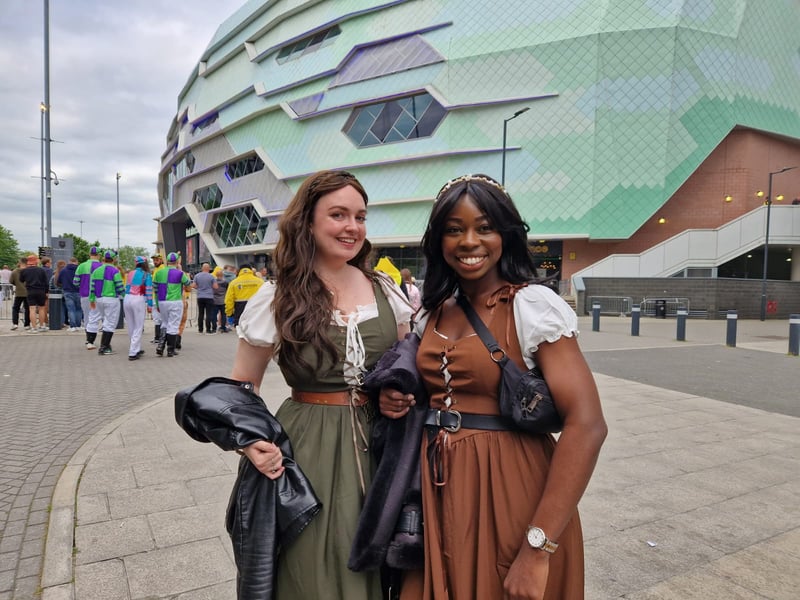 Medieval maiden arrive at the First Direct Arena