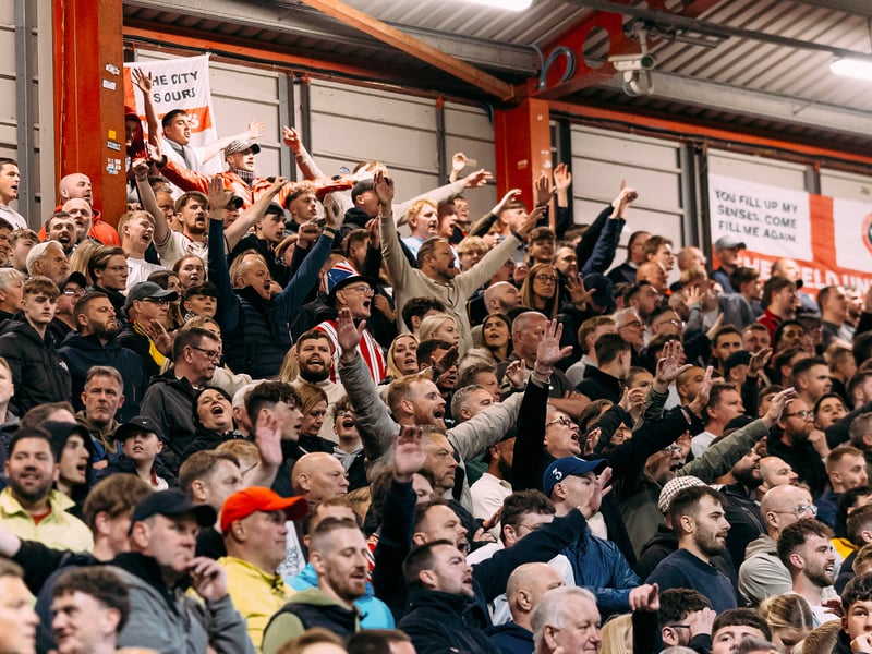 Sheffield United fan gallery from Bristol City (a)
