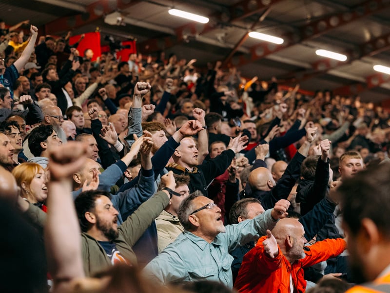 Sheffield United fan gallery from Bristol City (a)