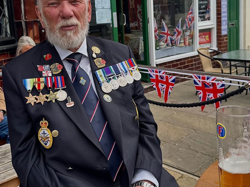 The Ship Anson welcomed veterans from HMS Tiger and HMS Ganges to celebrate VE Day 80. 