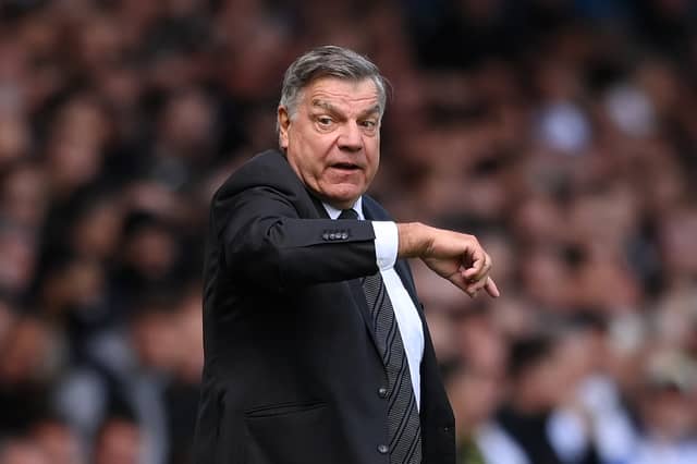 Allardyce was in charge of his first home game for Leeds.