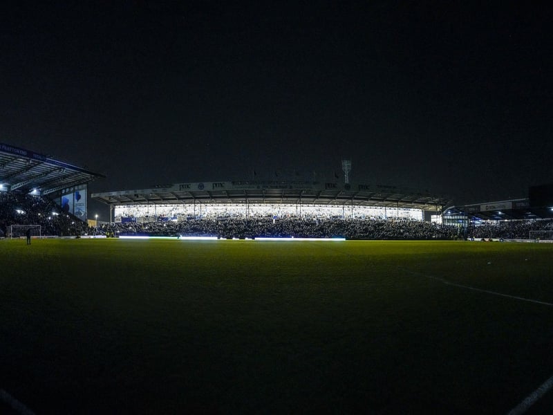 The lights go out against Millwall last November