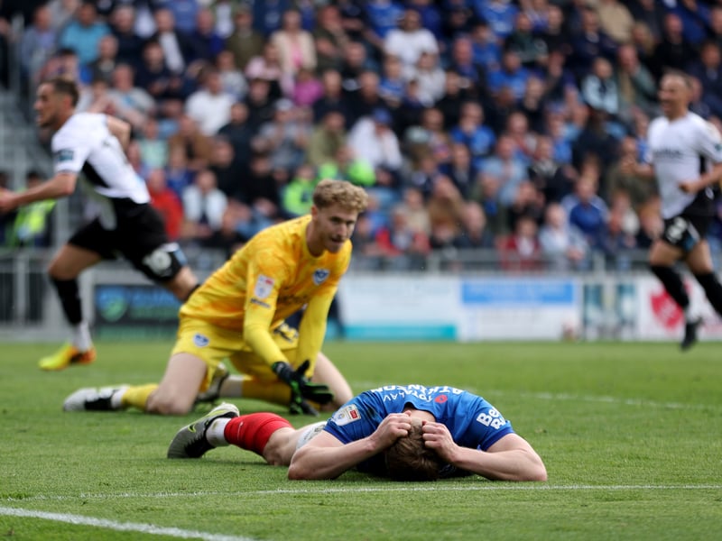 Rob Atkinson is desolate after his Derby County own goal