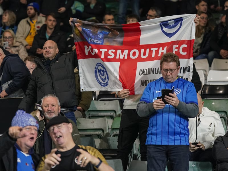 1,143 fans made the long trip to Home Park to watch the 1-0 defeat.