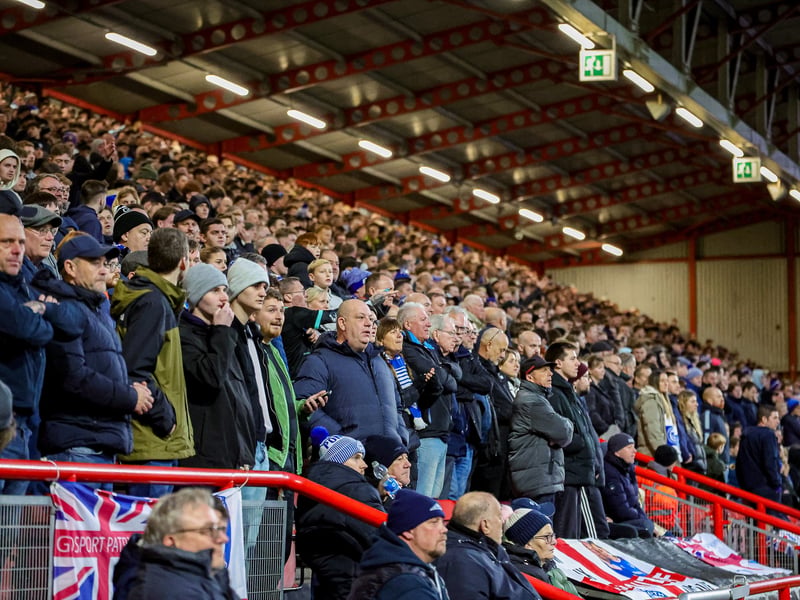 3,333 supporters made the trip to Ashton Gate for the final away day of 2024.