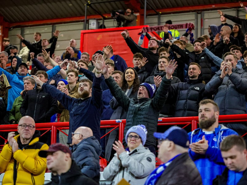 Despite a 3-0 defeat the atmosphere was rocking.