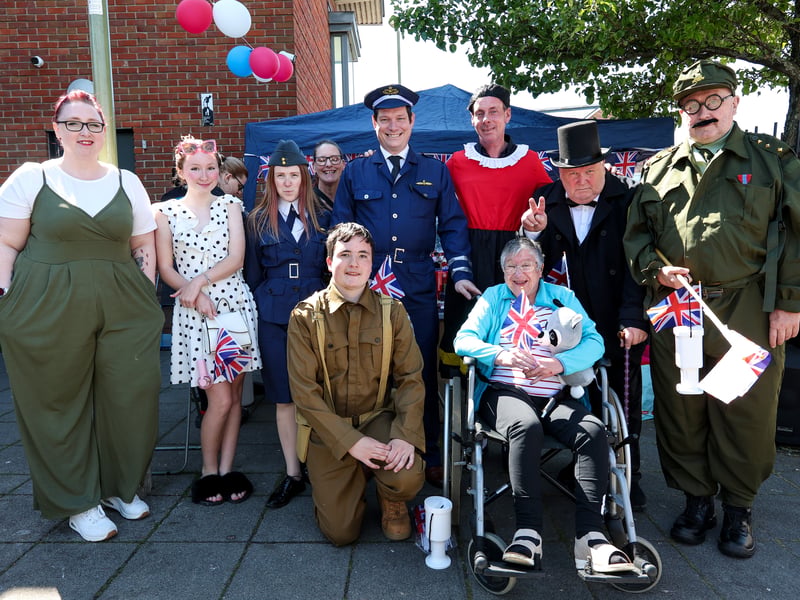 People were dressed in their best period cosutmes for the Havant VE Day activities in the town centre.

Picture: Chris Moorhouse (100525-01)