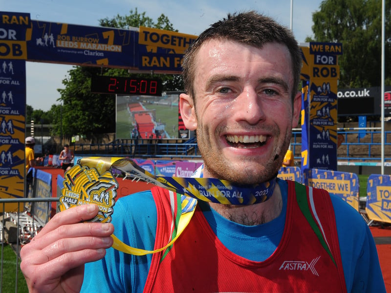 Jack Cummings, of Ilkley Harriers, was the winner of the half marathon.