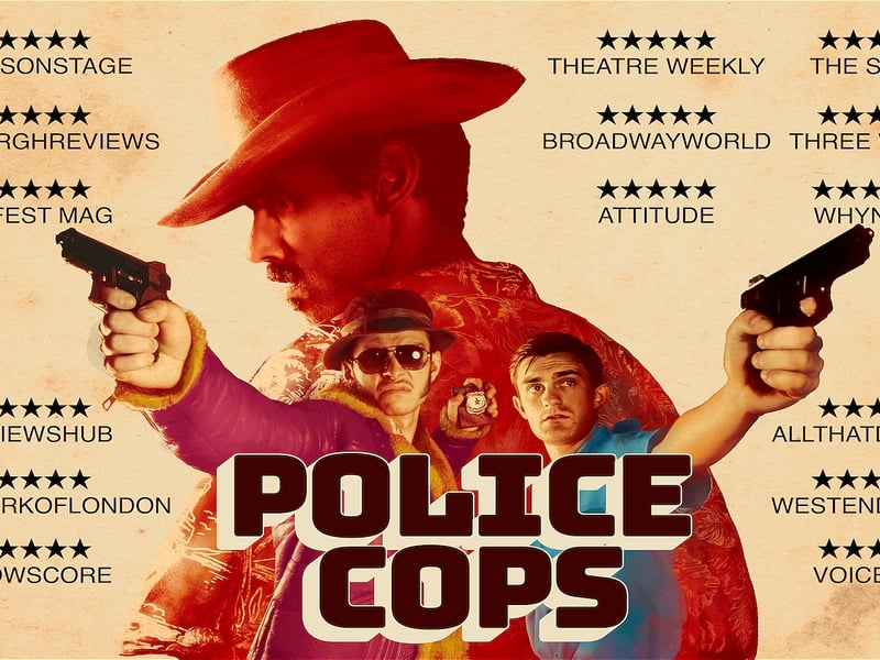 Police Cops celebrate their 10th anniversary by bringing back the show that started it all: the original Police Cops! Reloaded and supercharged for 2025 – expect adrenaline-fuelled physical comedy, 80s bangers and uncompromising facial hair.
Assembly George Square, Gordon Aikman Theatre: 12 - 25 August, 5.25pm.