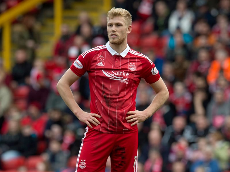 The English striker joined from Bournemouth after a series of loans across the EFL. He spent just one season at Pittodrie before heading back to England's lower leagues and currently plays for Port Vale