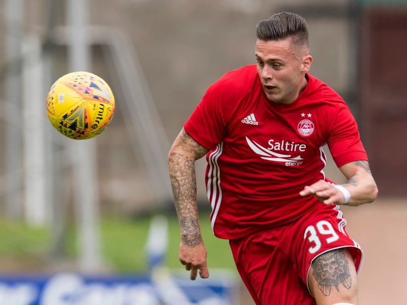 An impressive loan spell at Inverness from Newport County the season before so Aberdeen move to land the English striker. He scored two goals in 15 games during his one season at Pittodrie before joining Partick Thistle.