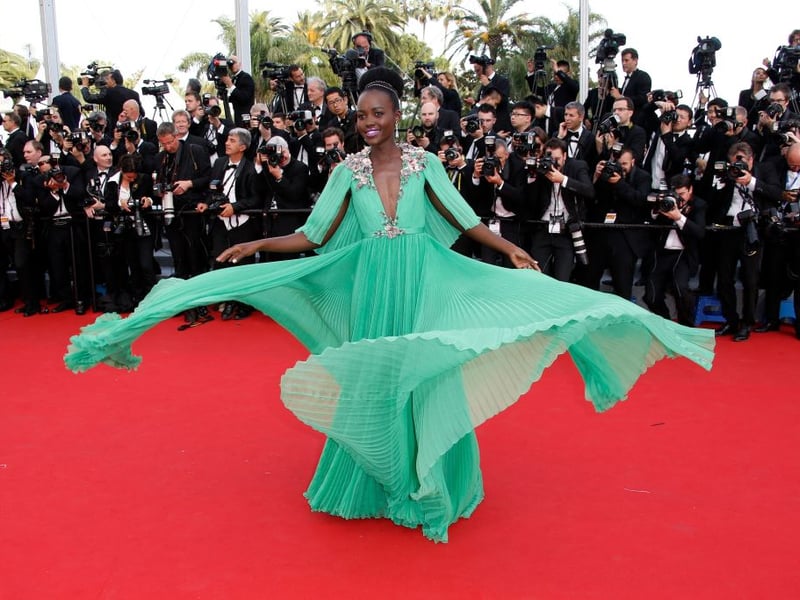 Best Dressed: I absolutely adored Lupita Nyong'o's green Gucci dress she wore in 2015