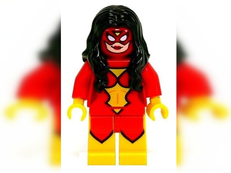 This Spider-Woman LEGO minifigure was available exclusively at San Diego Comic-Con 2013. The minifigure, representing Jessica Drew from Marvel Comics as her crime-fighting alter-ego, is worth an estimated £2,054.00, according to BrickEconomy.com.