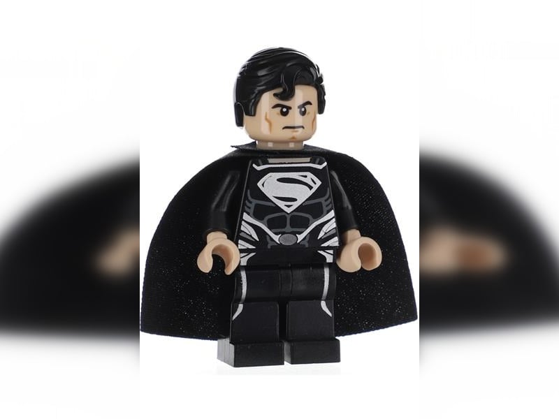 This special Superman LEGO minifigure sh137 shows the famous superhero wearing a black suit and cape, as he did in The Death of Superman story upon his return to combat Doomsday. It was available exclusively at San Diego Comic-Con 2013 and is today worth an estimated , according to BrickEconomy.com.