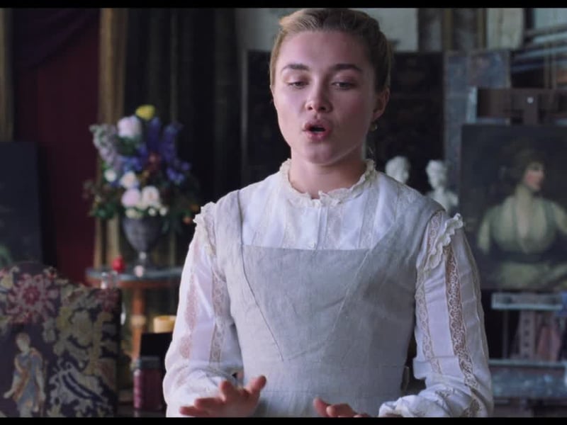 Florence Pugh was nominated for the Oscar for Best Supporting Actress for her performance as Amy, the youngest of the March sisters, in Greta Gerwig's much-loved 'Little Women'. It's the seventh time that Louisa May Alcott's novel has been adapted for the big screen, with Gerwig giving it a clever feminist spin. It scores a near-perfect 95 per cent on Rotten Tomatoes.