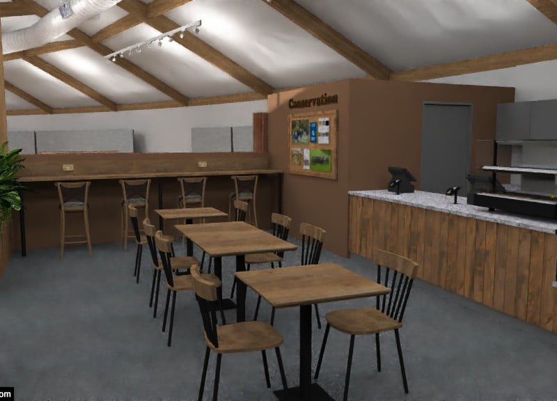 A brand new 100 seater cafe will be opening at Marwell Wildlife next week. 