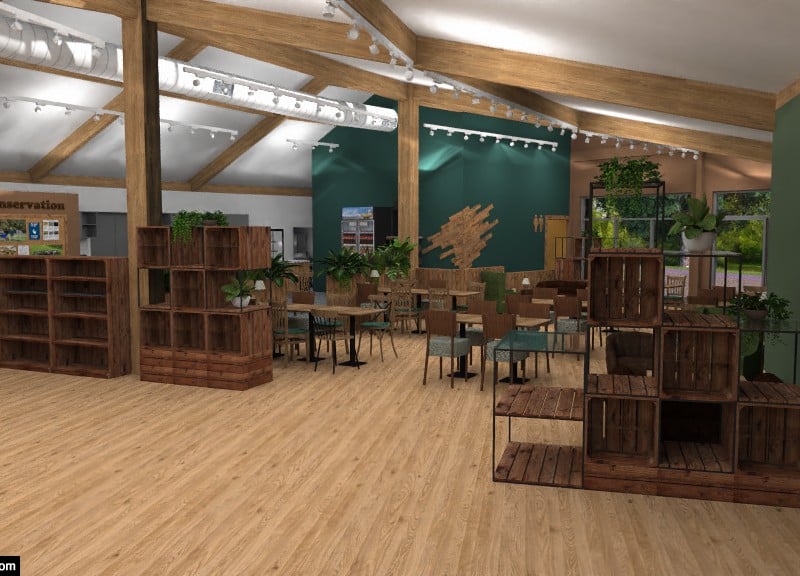A brand new 100 seater cafe will be opening at Marwell Wildlife on Monday, May 19. 