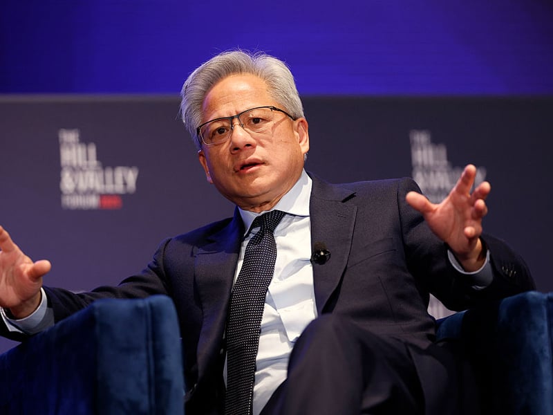 Completing our list is Taiwanese tycoon Jensen Huang, who is the president and co-founder of Nvidia, the world's largest semiconductor company. He's worth $113.5 billion and rising, as he's likely to benefit massively from the boom in AI technology.

