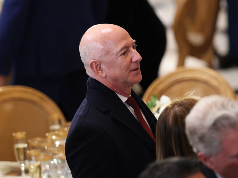 Sitting a couple of seat down from Elon Musk at the inauguration of President Donald Trump was Amazon founder Jeff Bezos. He's the world's second richest man with a forture of around $228.4 billion.