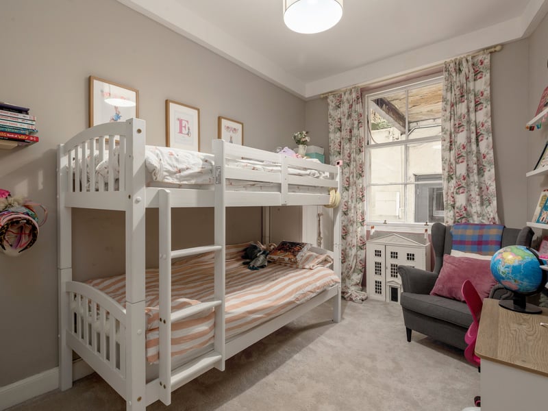 The five bedrooms and large garden at 22 Lennox Street make a home perfect for family living.