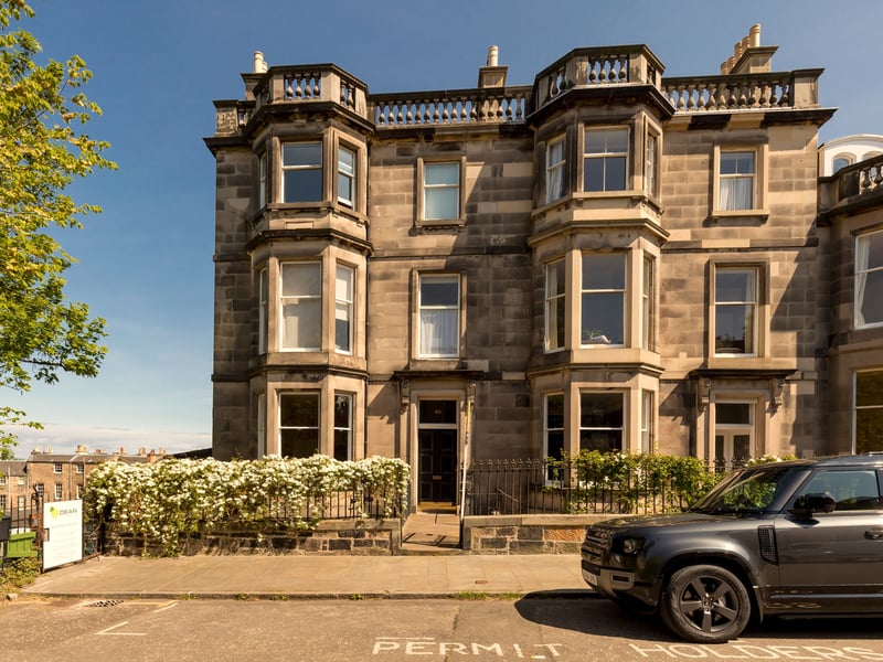 This property at 22 Lennox Street in Edinburgh's New Town, features in new Netflix show Department Q.
