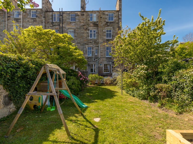 The private garden is the icing on the cake at 22 Lennox Street, with the new owners also afforded access to seven-acre Dean Gardens.