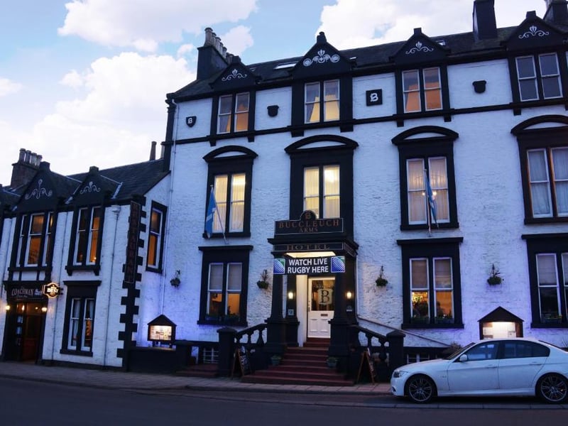 With 976 perfect five star ratings from 1,159 reviews, the Buccleuch Arms Hotel takes the runner-up spot. Located in the pictureque spa town of Moffat, in Dumfries & Galloway, it is a former 18th-century Georgian coaching inn conveniently close to the A74 motorway. There's a restaurant with award-winning meals using the best local ingredients, pretty grounds and a comfortable lounge with Georgian fireplace to ensure you stay cozy on the coldest of Scottish evenings (while you enjoy a nip of one of their extensive collection of whiskies).