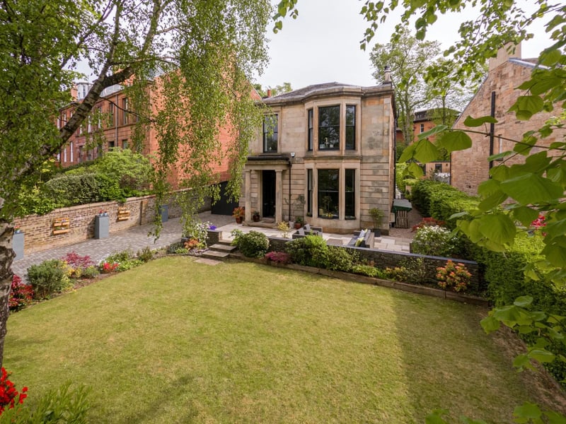 The five-bed home is detached and has its own large front and back gardens.