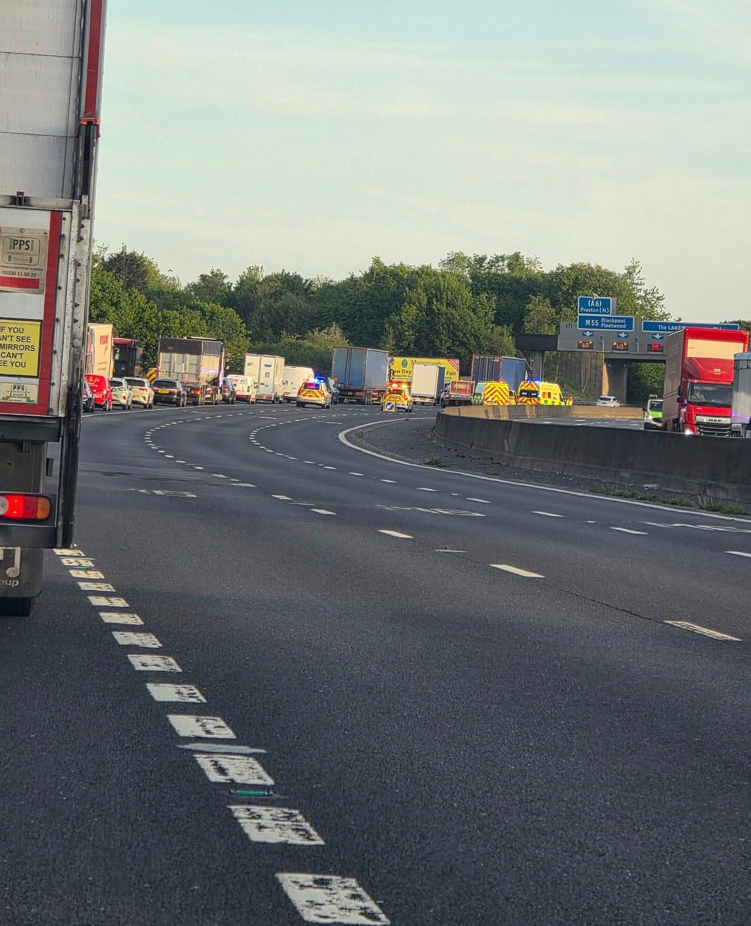 LIVE: M6 updates as motorists face 'severe' delays after Preston crash