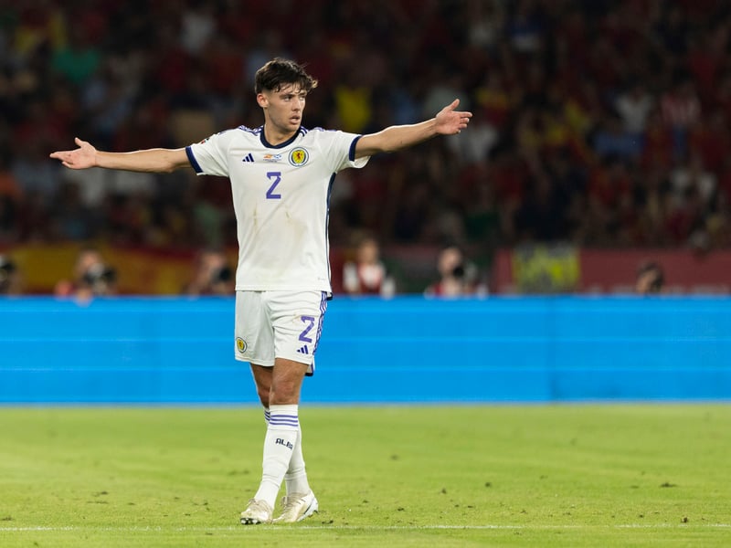 Despite his nightmare 18-months spell with injury, the Brentford wing-back is still one of the highest valued Scottish footballers at £10.6million.