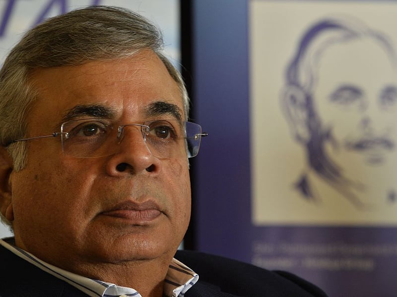 Topping this year's list are Gopi Hinduja and family, who are worth a staggering £35.304 billion - although that's down £1.892 billion on last year's figure. Their fortune comes from the Mumbai-based Hinduja Group conglomerate which has dealings in everything from banking to entertainment. They employ over 200,000 people, with youngest brother Ashok Hinduja (pictured) dealing with the India side of the business.