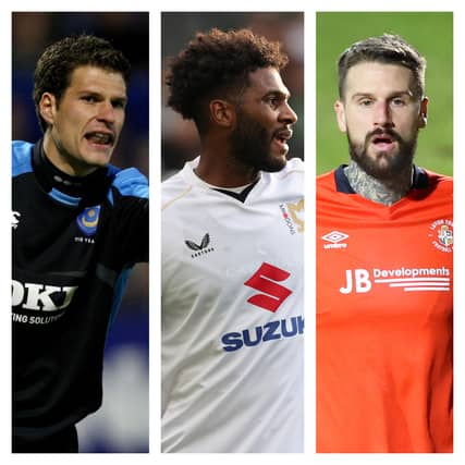 From left: Asmir Begovic, Ellis Harrison and Sonny Bradley