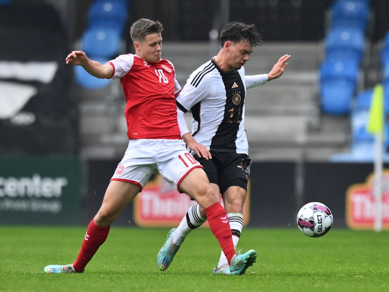 The 20-year-old winger is seen as one of the most promising Danish prospects and moved to Brondy for around £2.5m last year.
