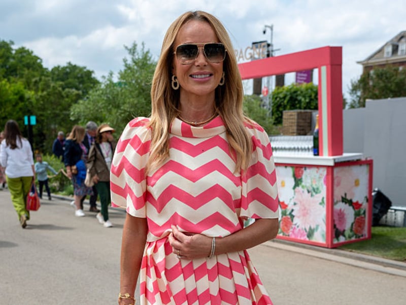 Amanda Holden enjoyed visiting the RHS Chelsea Flower Show in Monday.