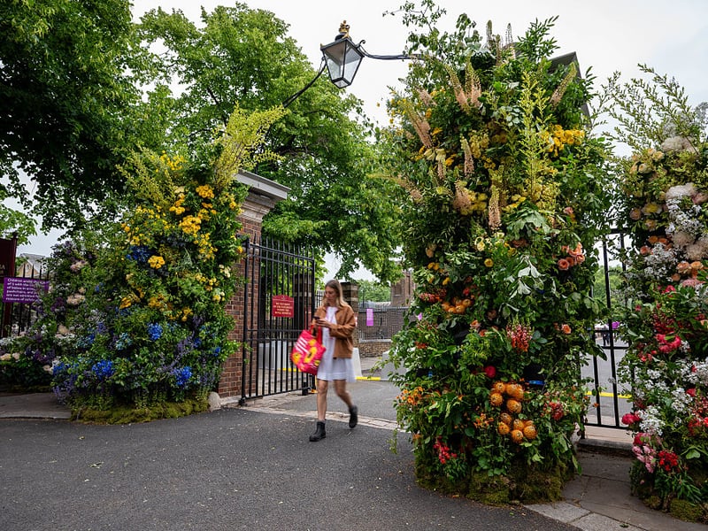 The doors open for the first day of the Chelsea Flower Show.