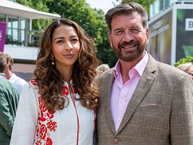 Katie Dadzie and Nick Knowles at the show.
