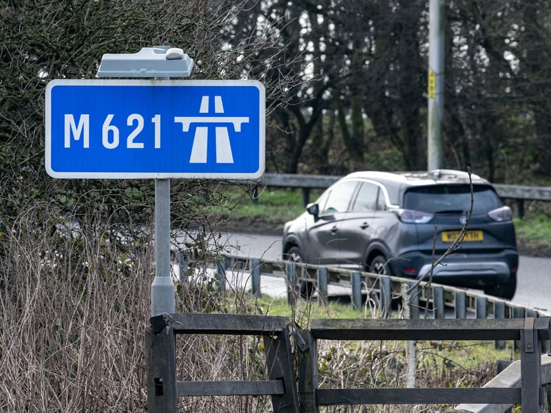 Complete: A series of National Highways improvements to the M621 motorway in Leeds, aiming to ease congestion at key locations between junctions 1 and 7, including at Elland Road were completed earlier this year.