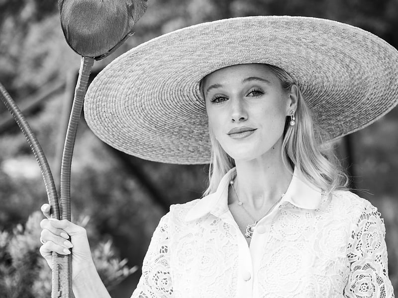 Showjumper, model and TV presenter Leonora Smee.