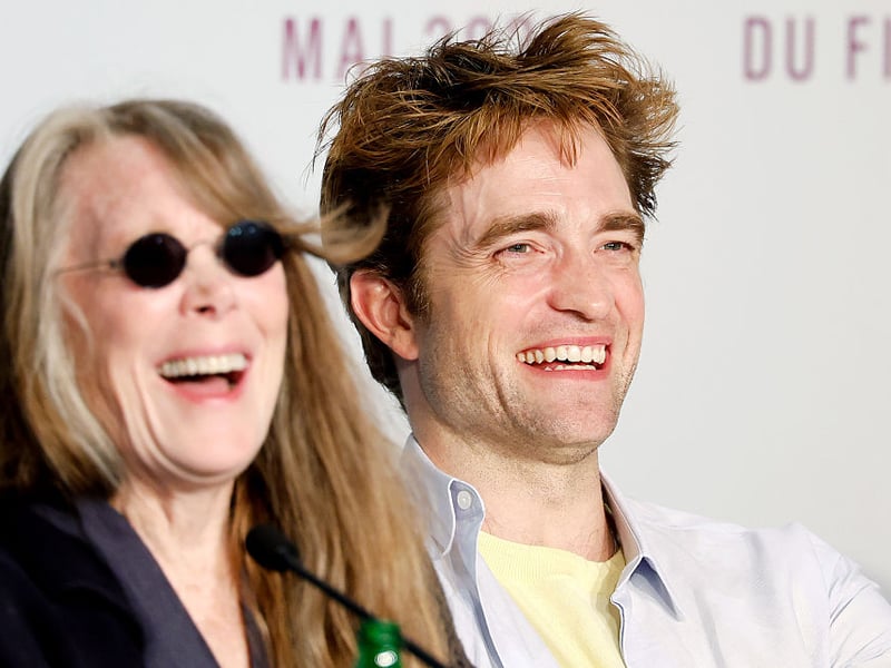 Sissy Spacek and Robert Pattinson speak during the 'Die My Love' press conference.