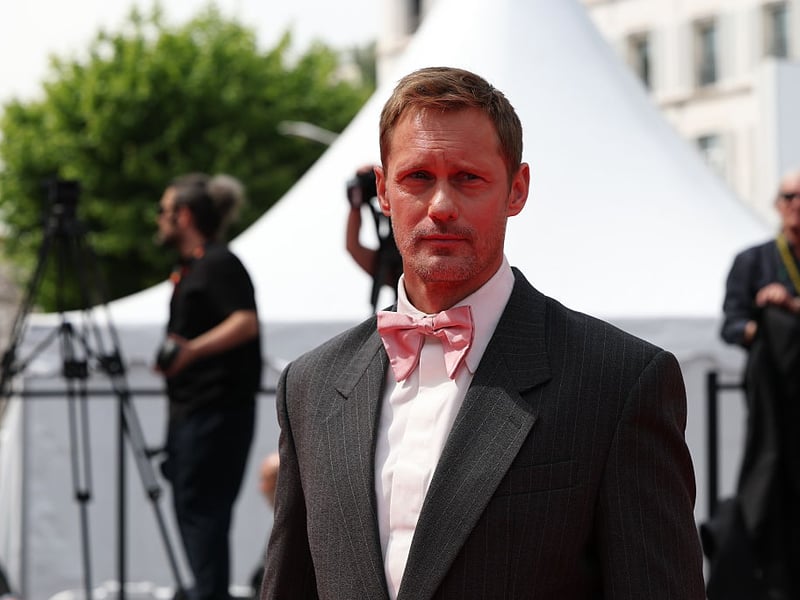 Alexander Skarsgard attends the premiere of 'Eagles Of The Republic'.