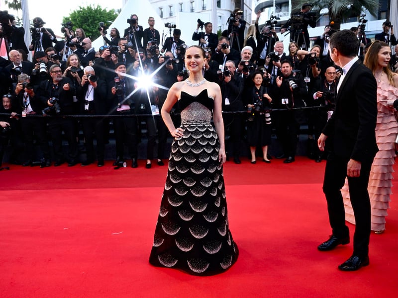 Natalie Portman arriving at the 'Eddington' screening.
