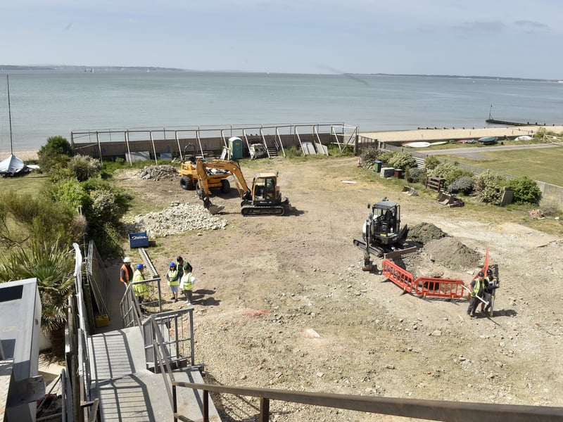 The pub is being rebuilt. Picture: Sarah Standing (150525-3315)