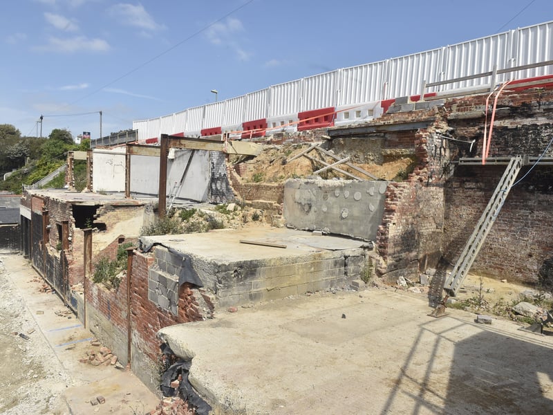 The rebuilding work can now begin. Picture: Sarah Standing (150525-3312)