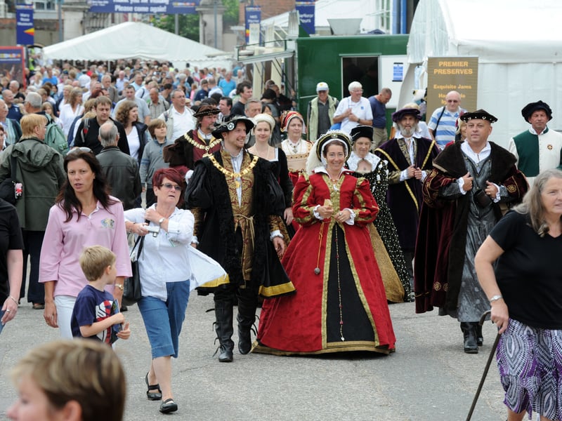 Navy Days 2010 at the Portsmouth Naval Base. Pictured in period costume