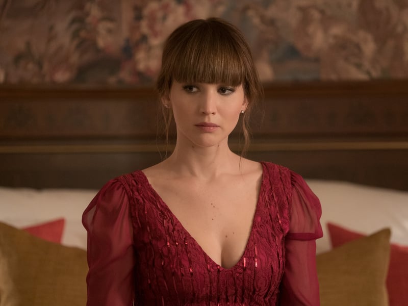 2018 spy thriller 'Red Sparrow' sees Jennifer Lawrence plays a world famous ballerina who becomes a Russian intelligence offcer who makes contact with a CIA officer as part of a mole hunt. It scores a rotten 45 per cent on the Tomotometer.