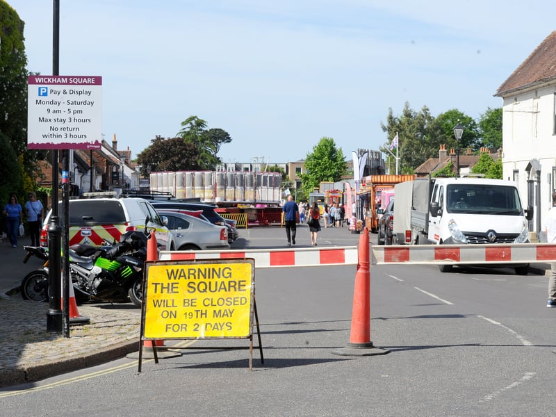 Road closures in place. Picture: Sarah Standing (200525-7031)
