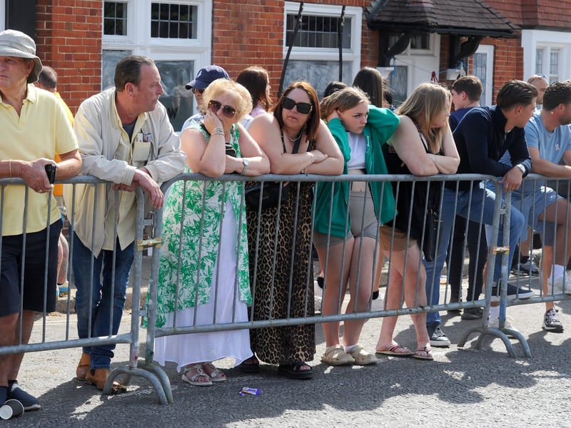 Crowds at Wickham Fair.
Picture: Sarah Standing (200525-7061)